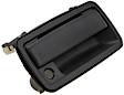 77244 Front, Passenger Side Textured Black Exterior Door Handle, With Key Hole, Help Series