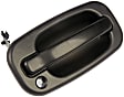 77262 Front, Passenger Side Textured Black Exterior Door Handle, With Key Hole, Help Series