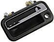 77382 Front, Driver Side Black Exterior Door Handle, With Key Hole, Help Series