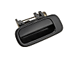 77386 Rear, Driver Side Smooth Black Exterior Door Handle, Without Key Hole, Help Series