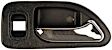 77485 Rear, Passenger Side Chrome lever Interior Door Handle, Help Series
