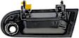 77492 Front, Passenger Side Textured Black Exterior Door Handle, With Key Hole, Help Series