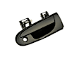 77493 Front, Driver Side Smooth Black Exterior Door Handle, With Key Hole, Help Series