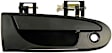 77494 Front, Passenger Side Smooth Black Exterior Door Handle, With Key Hole, Help Series