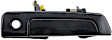 77550 Front, Passenger Side Smooth Black Exterior Door Handle, With Key Hole, Help Series