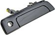 77550 Front, Passenger Side Smooth Black Exterior Door Handle, With Key Hole, Help Series