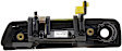 77550 Front, Passenger Side Smooth Black Exterior Door Handle, With Key Hole, Help Series