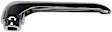775-5300 Front, Driver or Passenger Side Silver Interior Door Handle, Without Door Lock Hole, HD Solutions Series