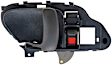 77572 Front or Rear, Driver Side Blue Interior Door Handle, With door lock button, Help Series