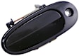 77602 Front, Driver Side Smooth Black Exterior Door Handle, With Key Hole, Help Series