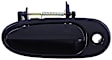 77602 Front, Driver Side Smooth Black Exterior Door Handle, With Key Hole, Help Series