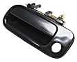 77619 Front, Driver Side Smooth Black Exterior Door Handle, With Key Hole, Help Series