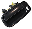77619 Front, Driver Side Smooth Black Exterior Door Handle, With Key Hole, Help Series