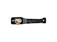 77654 Textured Black Exterior Door Handle, Without Key Hole, Help Series
