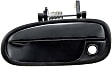 77777 Front, Driver Side Smooth Black Exterior Door Handle, With Key Hole, Help Series