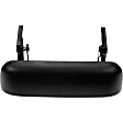 77872 Help Series Tailgate Handle, Smooth Black Plastic