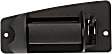 79100M Rear, Driver Side Black Exterior Door Handle, Without Key Hole, OE Solutions Series