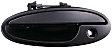 79101 Front, Driver Side Smooth Black Exterior Door Handle, With Key Hole, Help Series