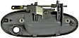 79101 Front, Driver Side Smooth Black Exterior Door Handle, With Key Hole, Help Series