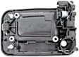 79309 Front, Passenger Side Textured Black Exterior Door Handle, With Key Hole, Help Series