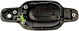 79316 Front, Driver Side Textured Black Exterior Door Handle, With Key Hole, Help Series