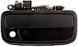 79345 Front, Passenger Side Smooth Black Exterior Door Handle, With Key Hole, Help Series