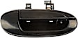79353 Rear, Passenger Side Smooth Black Exterior Door Handle, Without Key Hole, Help Series