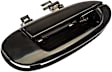 79353 Rear, Passenger Side Smooth Black Exterior Door Handle, Without Key Hole, Help Series