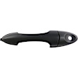 79354 Front, Driver or Passenger Side Textured Black Exterior Door Handle, With Key Hole, Help Series
