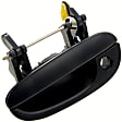79384 Front, Driver Side Smooth Black Exterior Door Handle, With Key Hole, Help Series