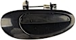79391 Front Or Rear, Passenger Side Smooth Black Exterior Door Handle, Without Key Hole, Help Series