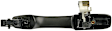 79411 Rear, Passenger Side Smooth Black Exterior Door Handle, Without Key Hole, Help Series