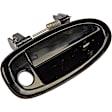 79417 Front, Passenger Side Smooth Black Exterior Door Handle, With Key Hole, Help Series