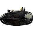 79418 Rear, Driver Side Smooth Black Exterior Door Handle, Without Key Hole, Help Series