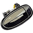 79418 Rear, Driver Side Smooth Black Exterior Door Handle, Without Key Hole, Help Series