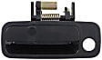 79426 Front, Driver Side Smooth Black Exterior Door Handle, With Key Hole, Help Series