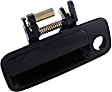 79426CD Front, Driver Side Smooth Black Exterior Door Handle, With Key Hole, Help Series