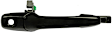 79435 Front, Passenger Side Smooth Black Exterior Door Handle, With Key Hole, Help Series