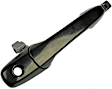 79435 Front, Passenger Side Smooth Black Exterior Door Handle, With Key Hole, Help Series