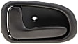 79504 Front And Rear, Driver Side Textured brown Interior Door Handle, Without Door Lock Button, Help Series