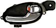 79530 Front Or Rear, Driver Side Chrome Interior Door Handle, With Door Lock Button, Help Series