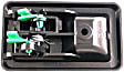 79541 Front, Passenger Side Textured Black Interior Door Handle, With door lock button, Help Series