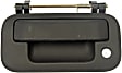 79606CD Help Series Tailgate Handle, Black Plastic and metal Without Camera Hole With Key Hole