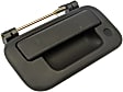 79606CD Help Series Tailgate Handle, Black Plastic and metal Without Camera Hole With Key Hole