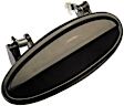 79790 Rear, Driver Side Smooth Black Exterior Door Handle, Without Key Hole, Help Series