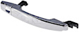 79797 Front, Driver Side Chrome Exterior Door Handle, With Key Hole, Help Series