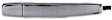 79798 Chrome Exterior Door Handle, Without Key Hole, Help Series
