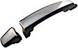 79800 Chrome Lever with Black Bezel Exterior Door Handle, Without Key Hole, Help Series
