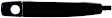 79801 Front, Driver Side Black Exterior Door Handle, With Key Hole, Help Series