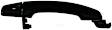 79801 Front, Driver Side Black Exterior Door Handle, With Key Hole, Help Series
